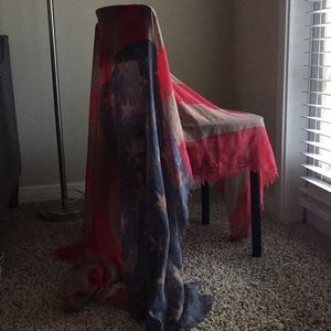 Free People Tattered Flag Scarf